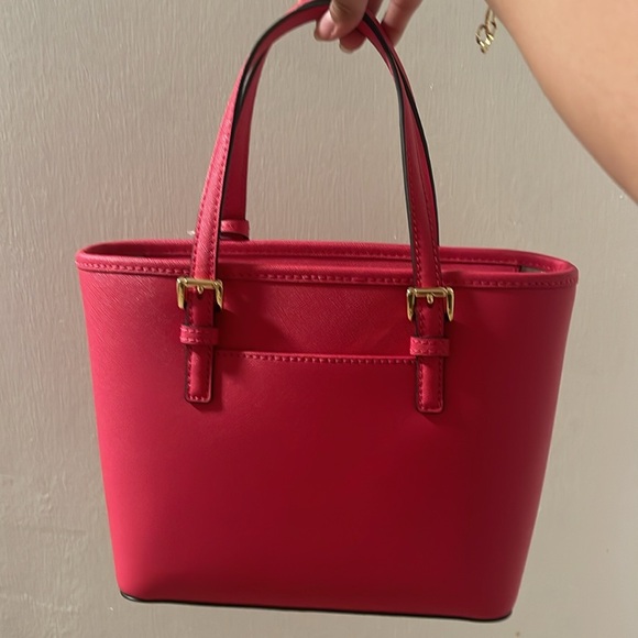 New Michael Kors Jet Set Travel Extra Small Saffiano Leather Top-zip tote - Picture 2 of 3